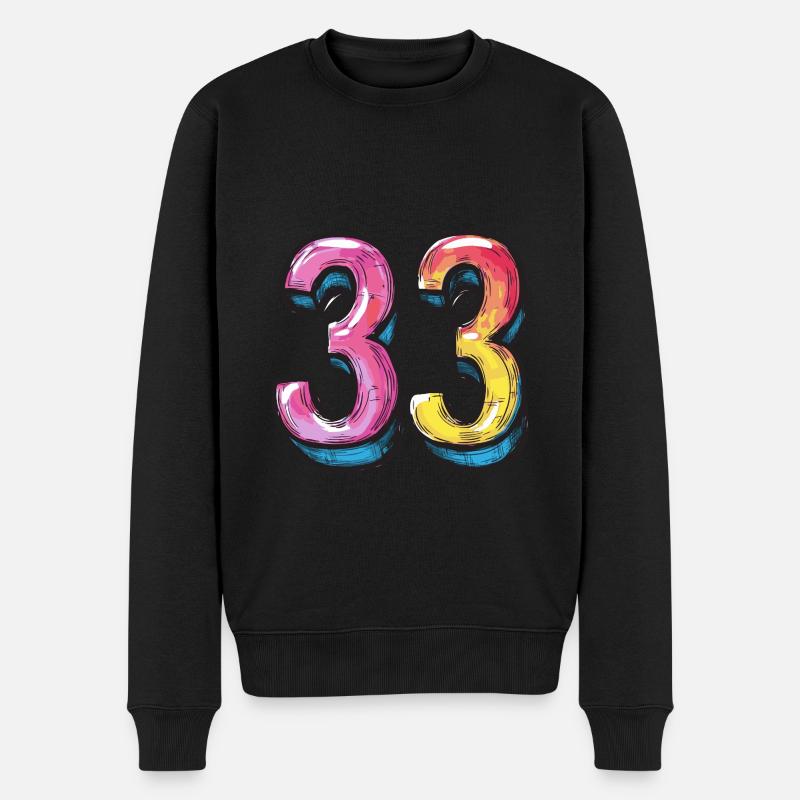 Bande dessinée à 33 numéros - Pull Premium bio Homme - noir