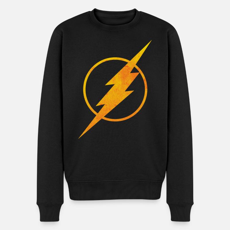 Justice League Flash Logo - Pull Premium bio Homme - noir