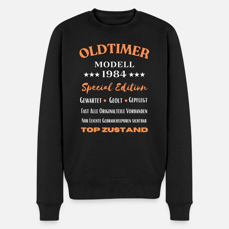 40e anniversaire Oldtimer, 1984 - Pull Premium bio Homme - noir