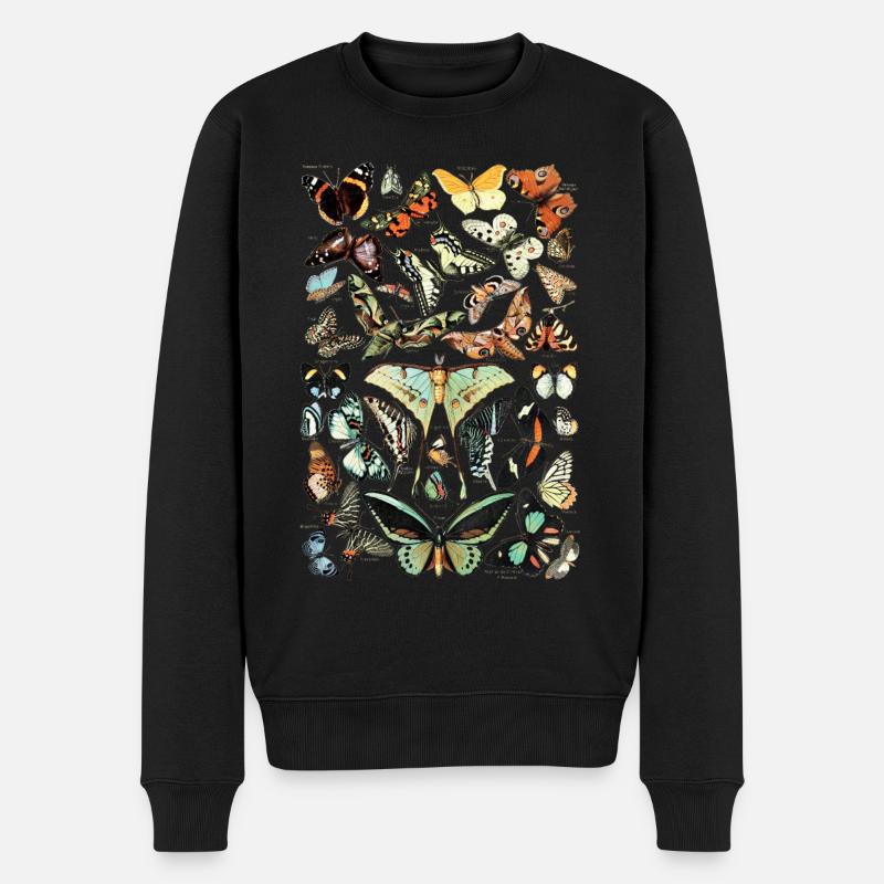 Papillons 2 - Pull Premium bio Homme - noir