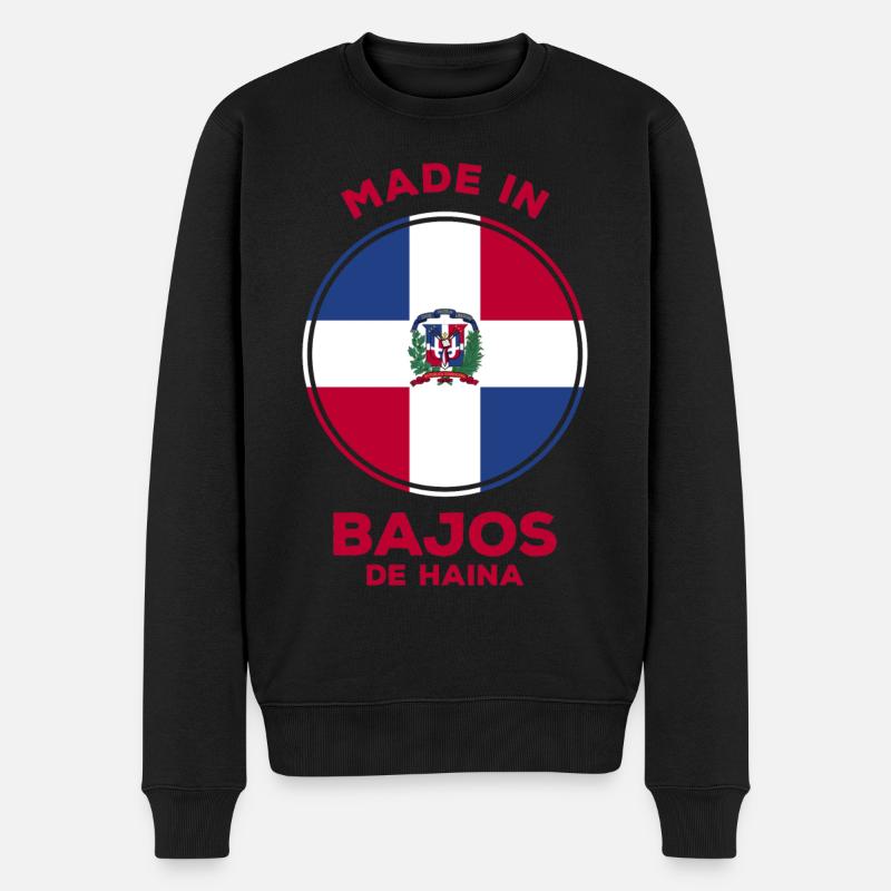 Bajos de Haina République dominicaine - Pull Premium bio Homme - noir