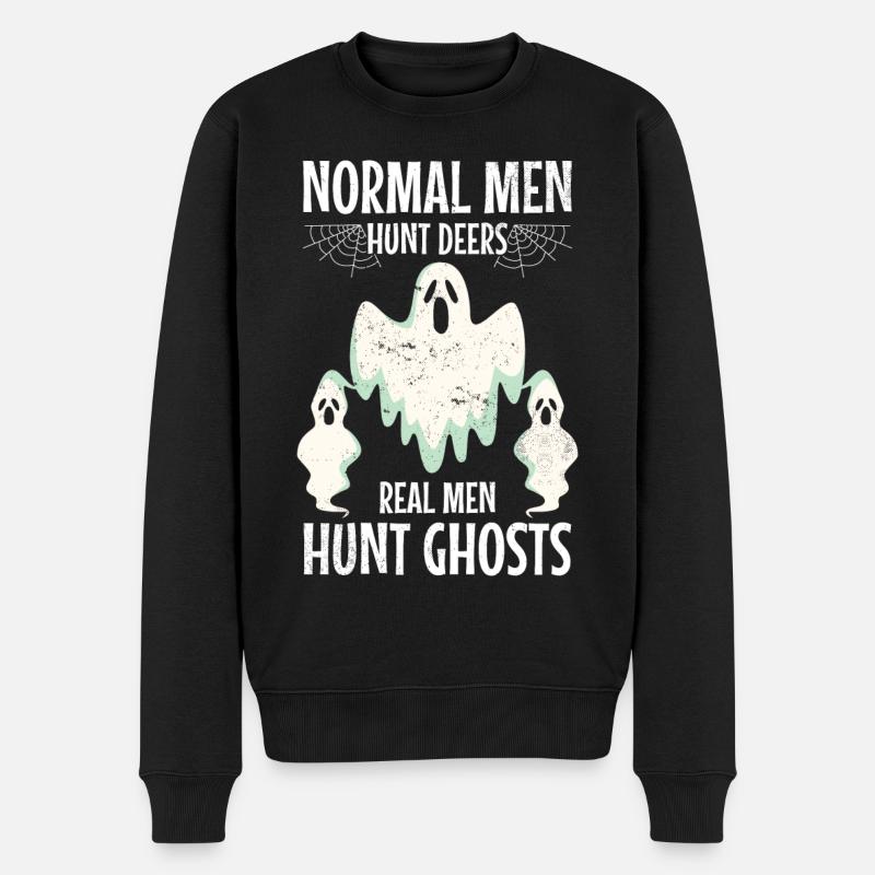 Paranormal - Männer Premium Bio Pullover - Schwarz