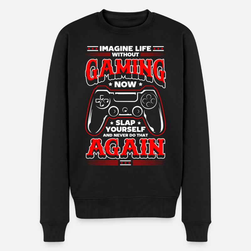 Tournoi Nerd Geek - Pull Premium bio Homme - noir