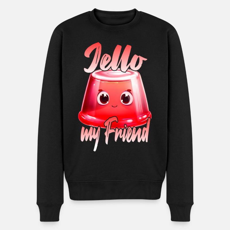 Jello mon ami - Pull Premium bio Homme - noir