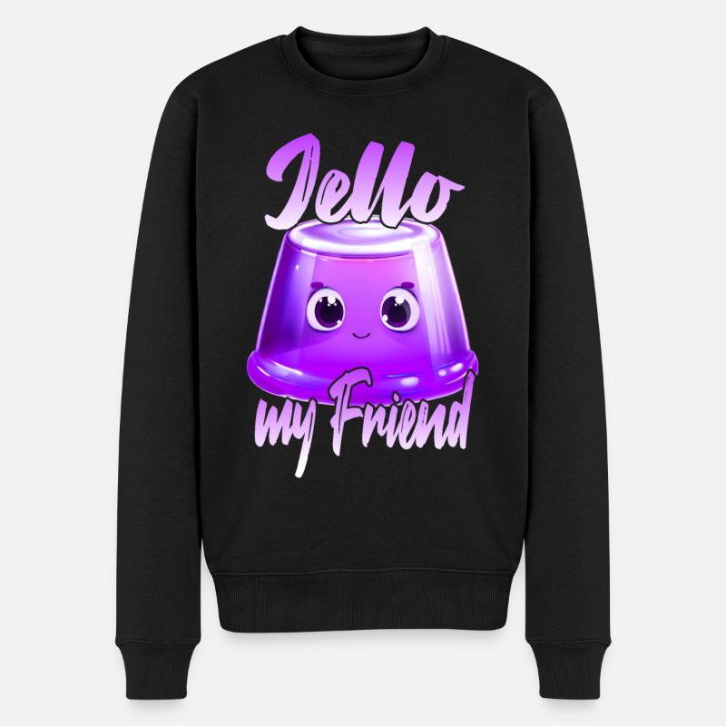 Jello mon ami - Pull Premium bio Homme - noir