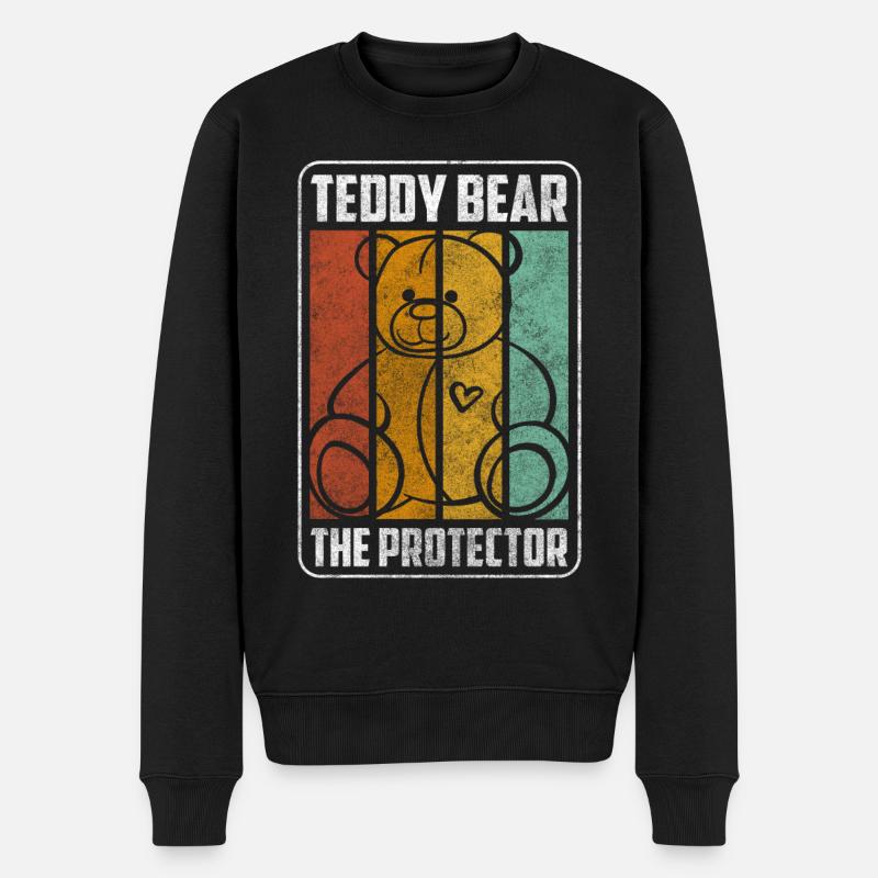 Teddy Bear Offspring Enfance Famille - Pull Premium bio Homme - noir