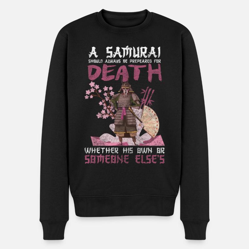 Samouraï Aikido Ronin - Pull Premium bio Homme - noir