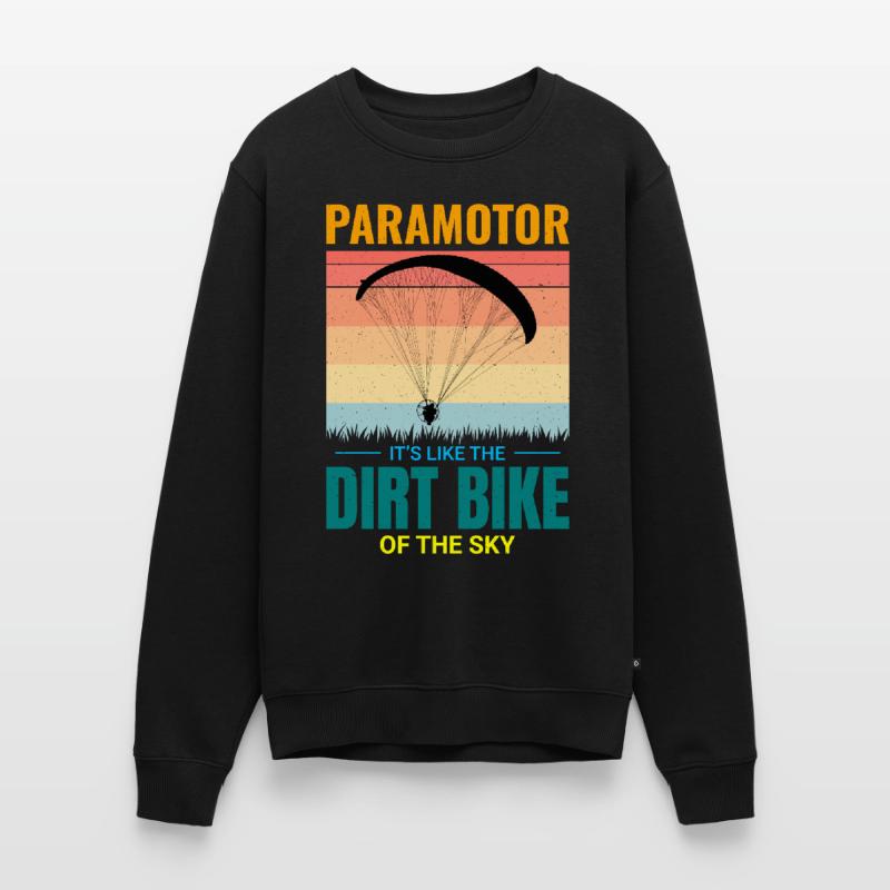 Paramotor Pilot Paramotoring Powered Paraglider Men's Premium Organic Jumper