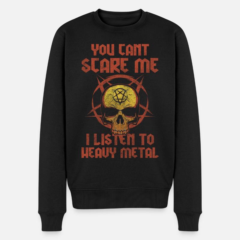 Rock and Roll Hardrock Metaller - Pull Premium bio Homme - noir