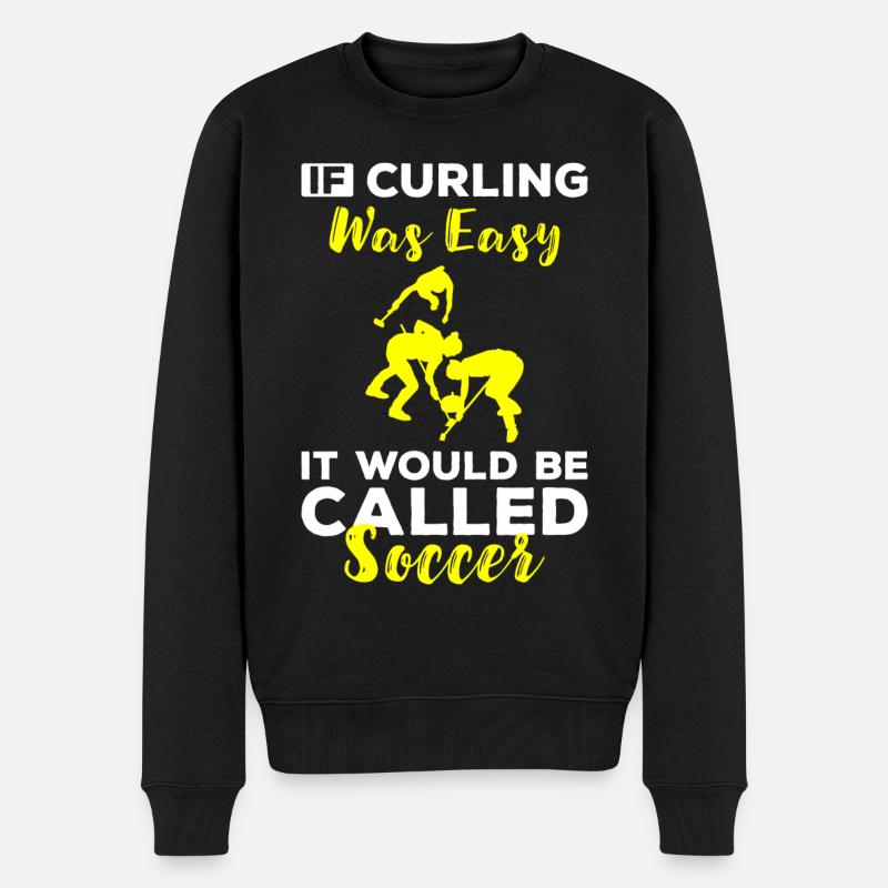 Curler Ice Curl Athlete - Pull Premium bio Homme - noir