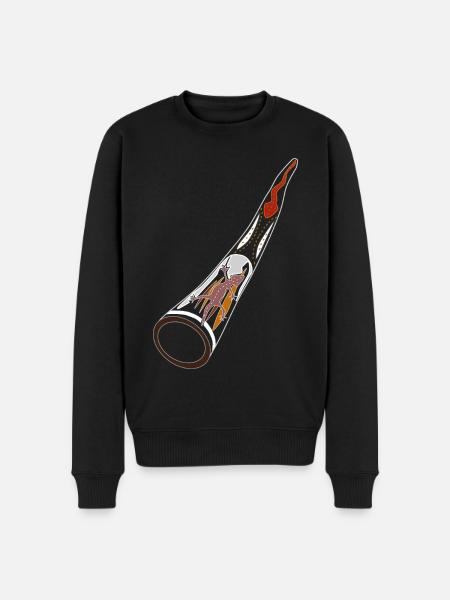 Didgeridoo Didjeridu - Men's Premium Organic Jumper - black