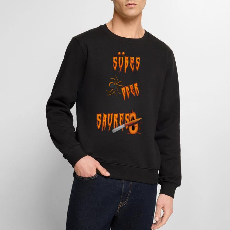 Süßes oder Saures suesses oder saures Männer Premium Bio Pullover