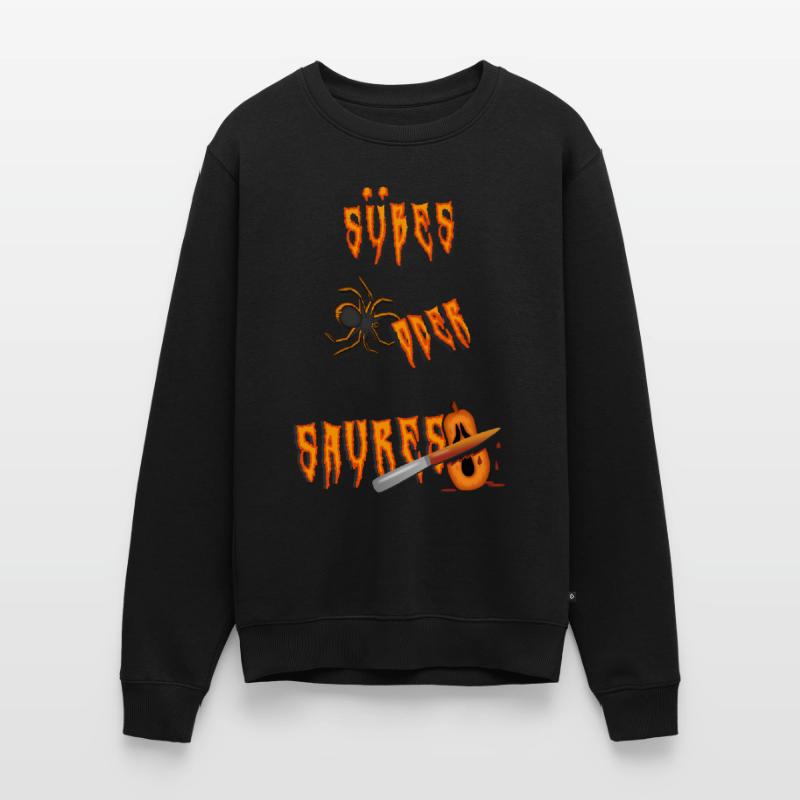 Süßes oder Saures suesses oder saures Männer Premium Bio Pullover