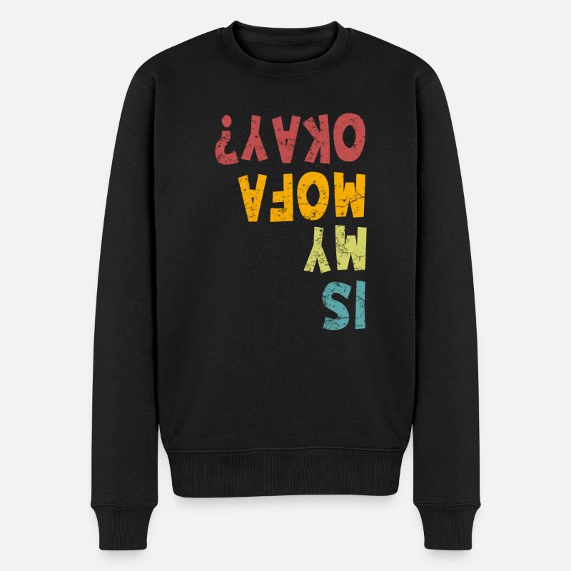 Mofa Geschenkidee - Männer Premium Bio Pullover - Schwarz