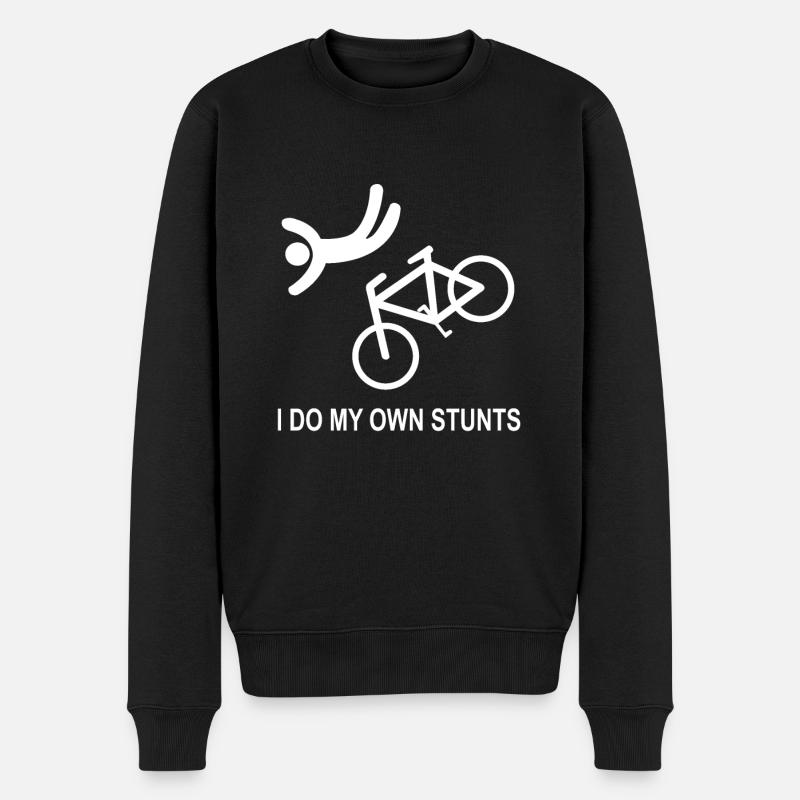 i do my own stunts - Pull Premium bio Homme - noir