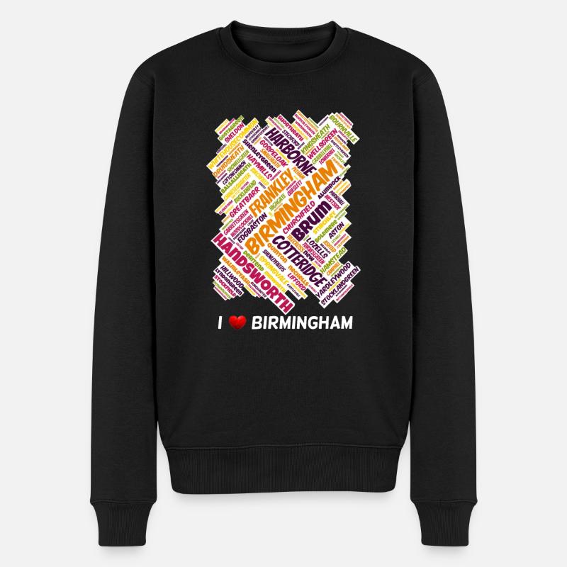 Birmingham - Pull Premium bio Homme - noir