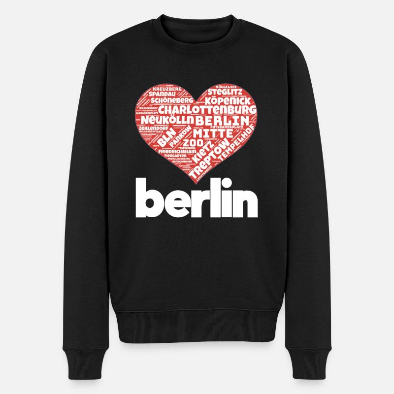 Berlin - Pull Premium bio Homme - noir