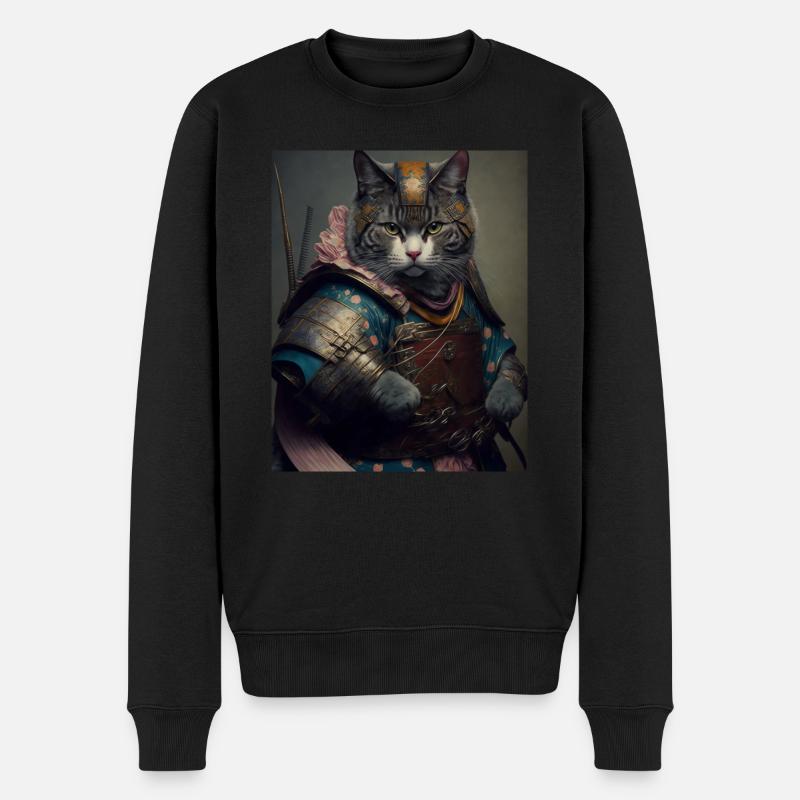 chatmurai 6 - Pull Premium bio Homme - noir