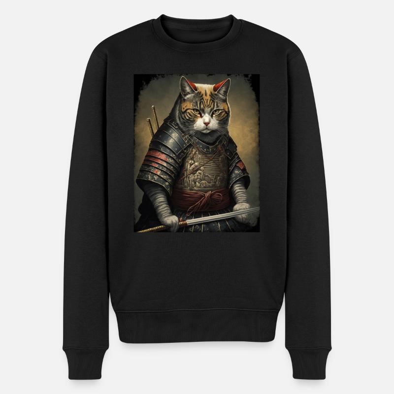 chatmurai 9 - Pull Premium bio Homme - noir