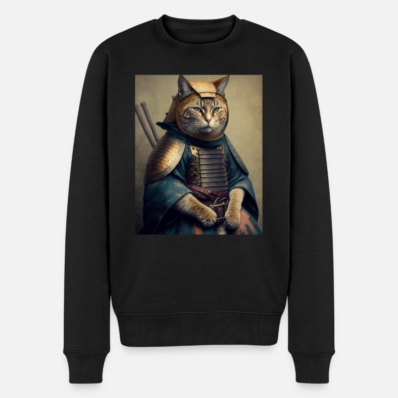 chatmurai 15 - Pull Premium bio Homme - noir