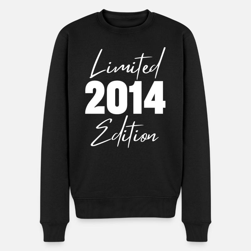 2014 Limited Edition - Männer Premium Bio Pullover - Schwarz