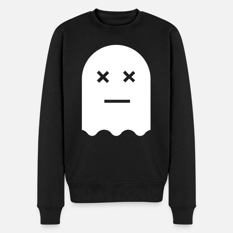 Spooky Spirit - Männer Premium Bio Pullover - Schwarz