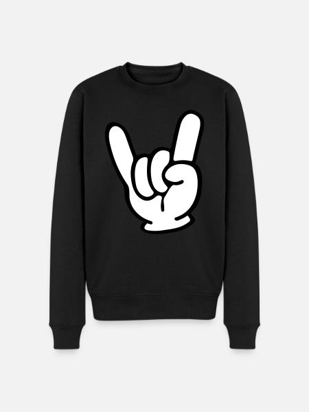 Skirt Hand - Men's Premium Organic Jumper - black