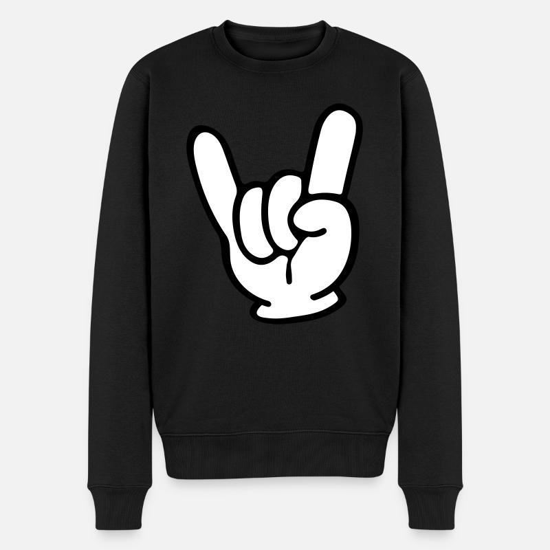 Jupe Main - Pull Premium bio Homme - noir