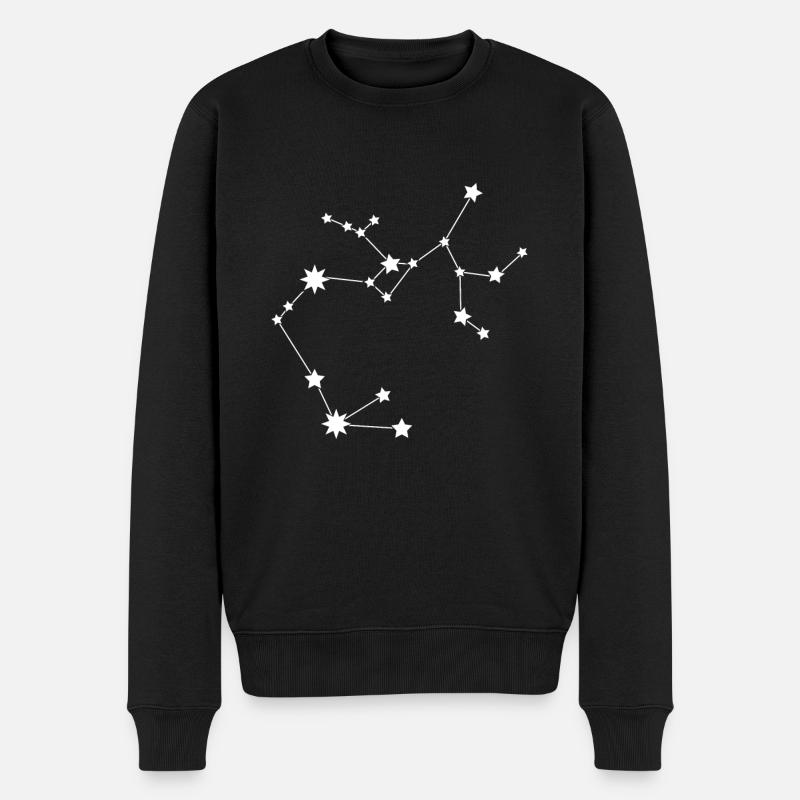 Signe du zodiaque Taureau - Pull Premium bio Homme - noir