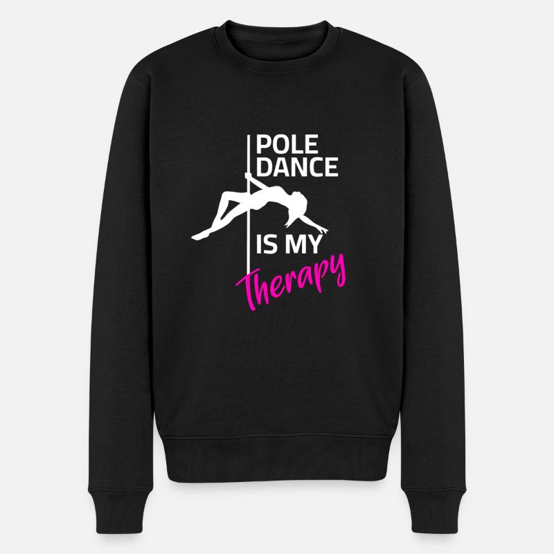 Thérapie par la pole danse - Pull Premium bio Homme - noir