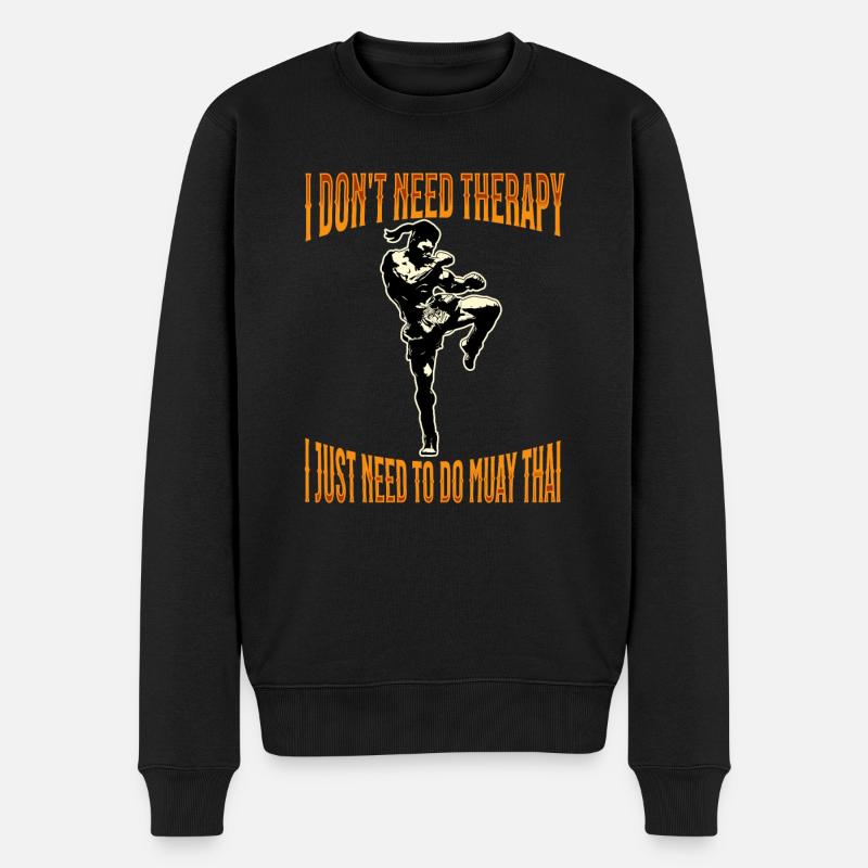 Muay Thai Boxe Muay Thai - Pull Premium bio Homme - noir