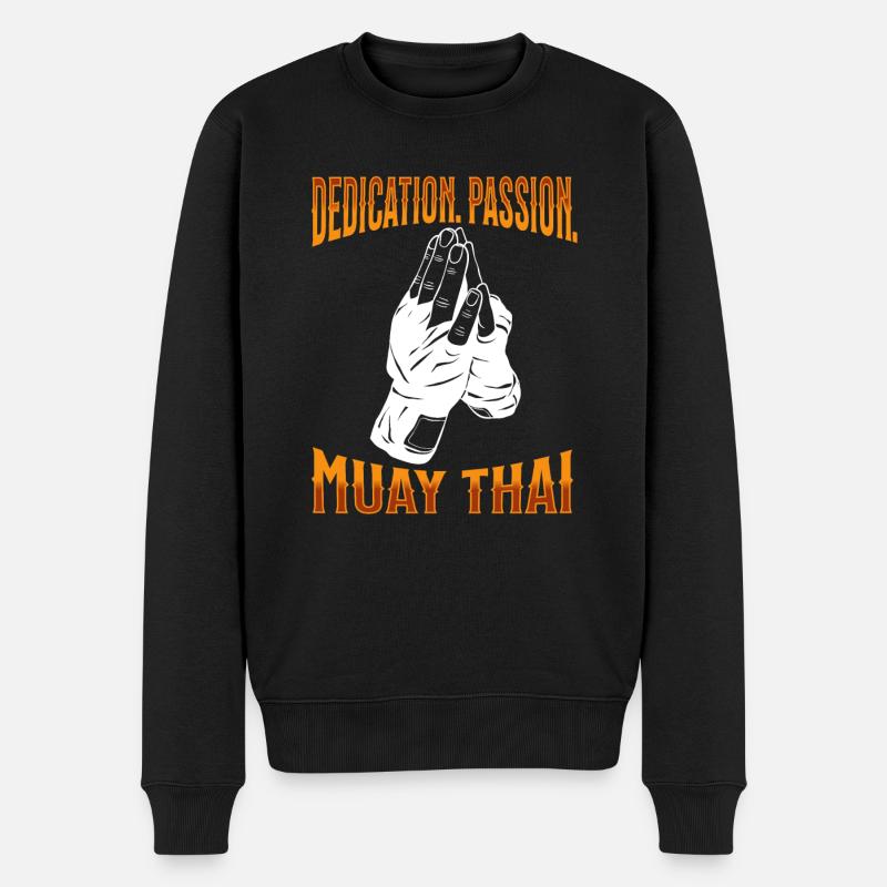 Muay Thai Boxe Muay Thai - Pull Premium bio Homme - noir