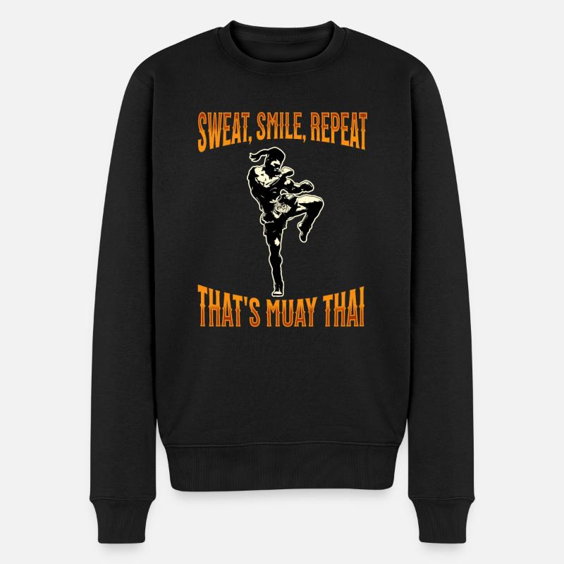 Muay Thai Boxe Muay Thai - Pull Premium bio Homme - noir