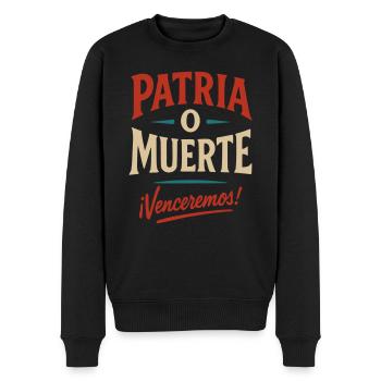 Venceremos - Pull Premium bio Homme - noir - Devant - Nico (187cm)