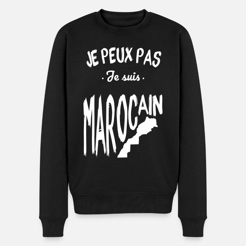 Je peux pas je suis Marocain - Pull Premium bio Homme - noir