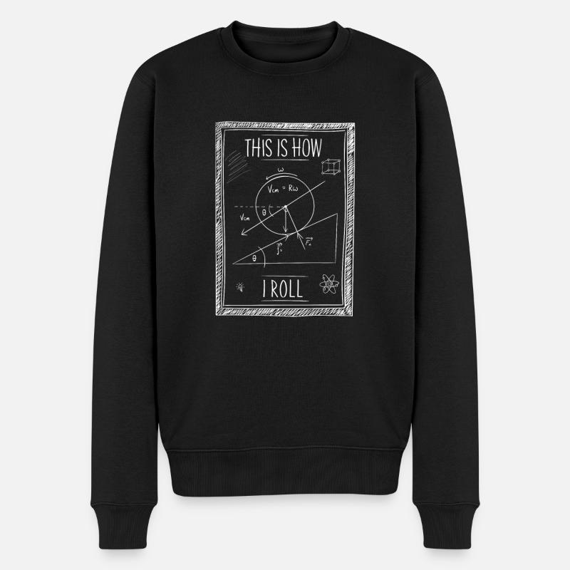 This Is How I Roll - Männer Premium Bio Pullover - Schwarz