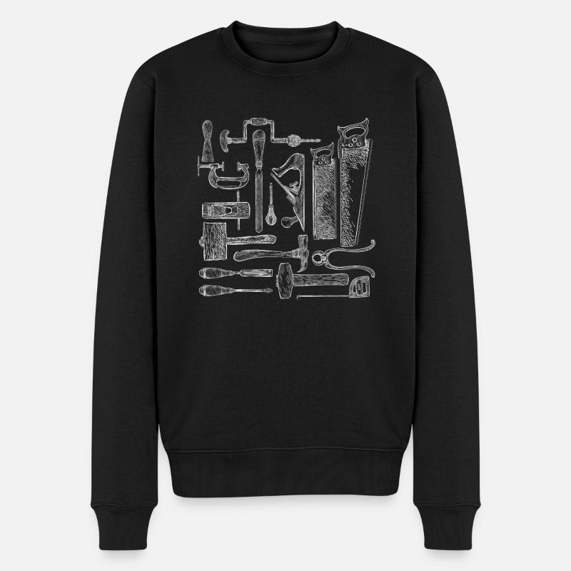 Outils de menuiserie - Pull Premium bio Homme - noir