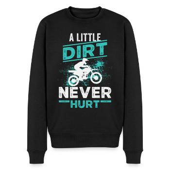 Motocross Dirt Bike Rider Moto - Pull Premium bio Homme - noir - Devant - Nico (187cm)