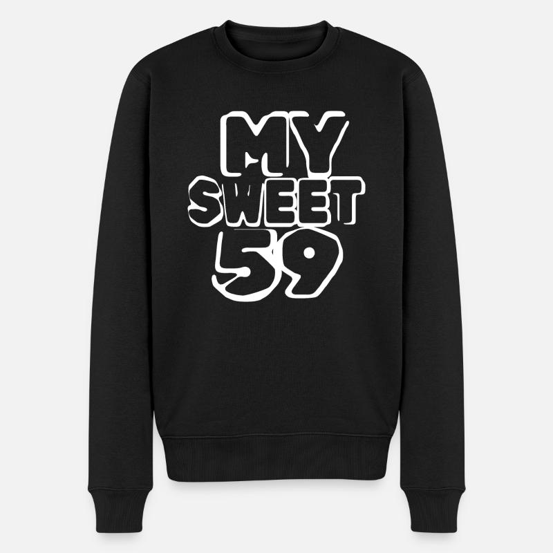 Anniversaire 59 - Pull Premium bio Homme - noir