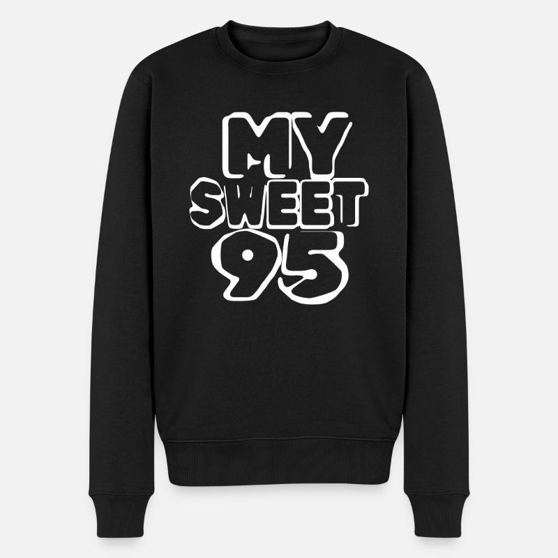 Alter 95 - Männer Premium Bio Pullover - Schwarz