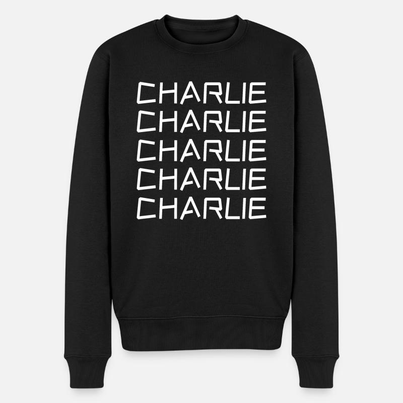 Cadeau pour Charlie - Pull Premium bio Homme - noir