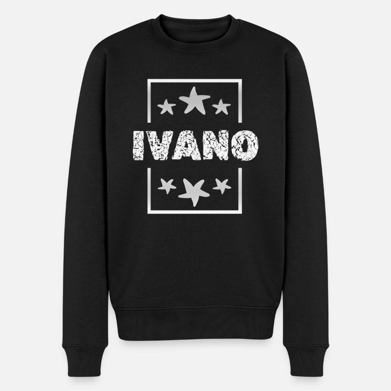 Ivano - Pull Premium bio Homme - noir