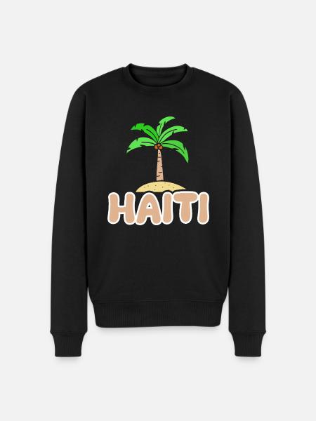 Haiti as Haiti - Men's Premium Organic Jumper - black