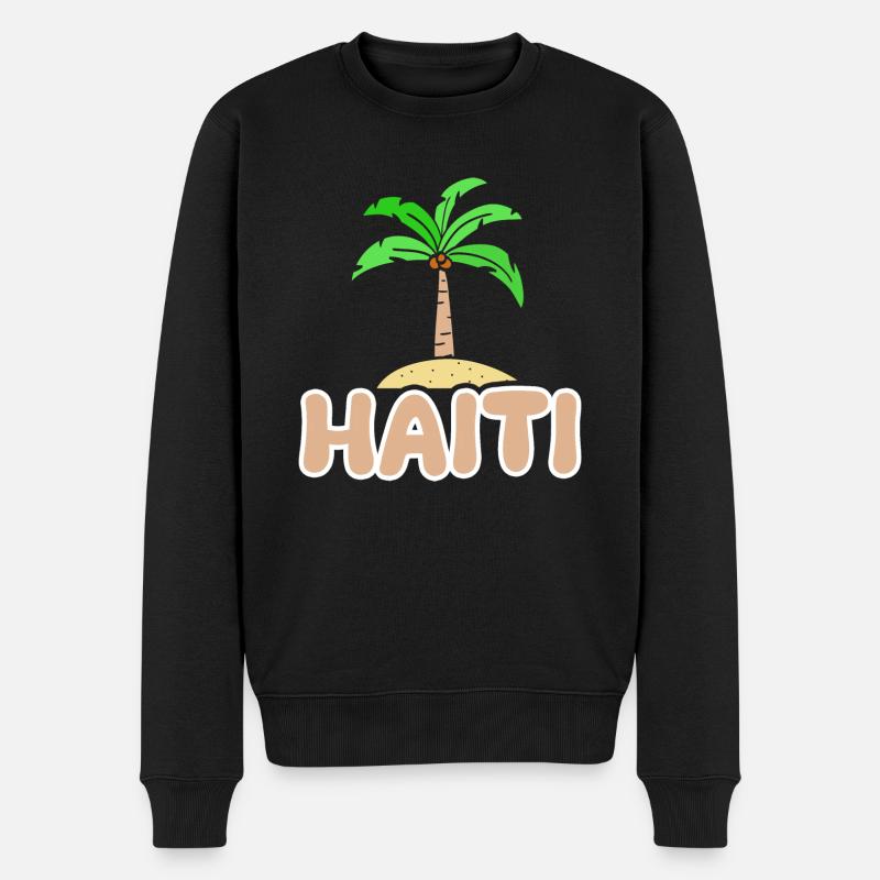 Haïti comme Haïti - Pull Premium bio Homme - noir