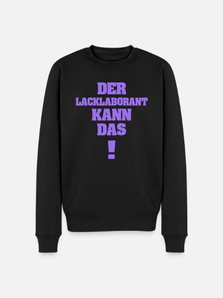 Paint laboratory technician - Men's Premium Organic Jumper - black