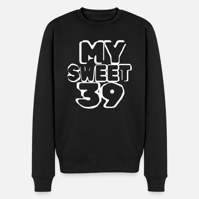 Anniversaire 39 - Pull Premium bio Homme - noir
