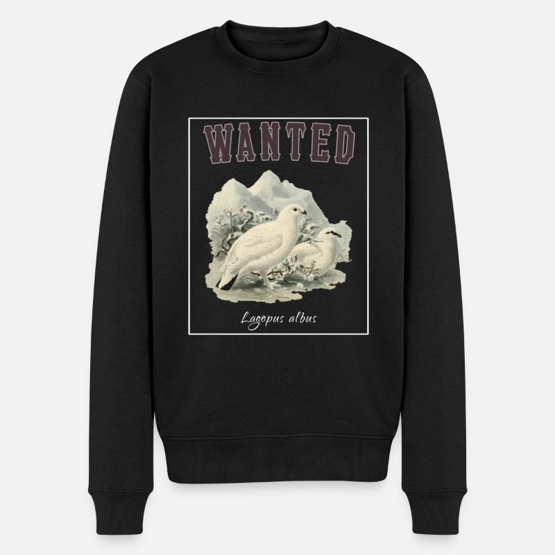 OBV - Wanted Lagopède - Pull Premium bio Homme - noir