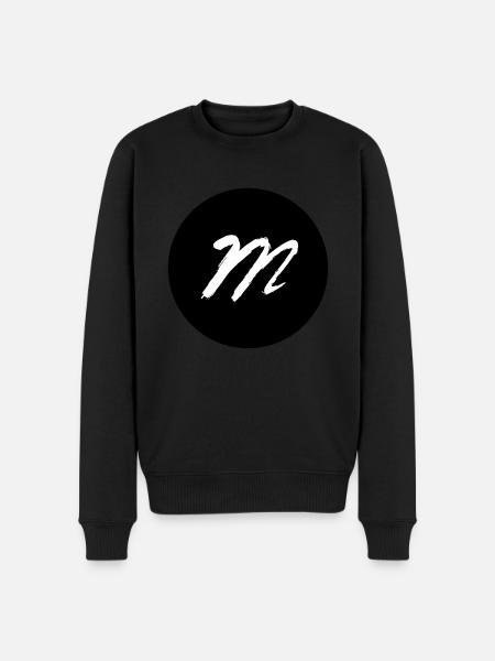 m in the circle black - Men's Premium Organic Jumper - black