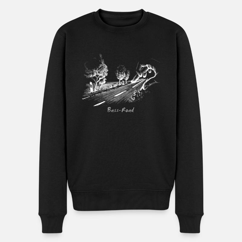 Road bass - Pull Premium bio Homme - noir
