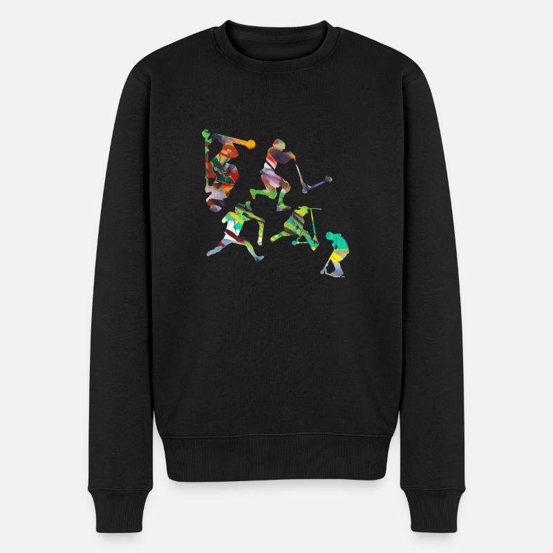 scooters cascadeurs,scooters trick,tricks,stunt,e-scooter - Pull Premium bio Homme - noir